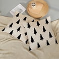 thumbnail image 5 of Christmas Pillow Covers 18x18 Set of 2 Christmas Decor Linen Pillowcase Geometric Black and White Christmas Tree Throw Pillows Winter Farmhouse Holiday Decorations Cushion Covers for Couch Home, 5 of 6