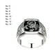 thumbnail image 5 of Anillo de dedo clásico y vanguardista Minnieouse para hombre con escorpión Plata, 5 of 6