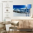 thumbnail image 5 of Elephant Stock Sunny Day Winter Skiing Wall Art - Horizontal Canvas Wall Art - Living Room Wall Decor - Sports Canvas - Gray And Teal Decor - 12" x 8", 5 of 8