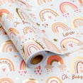 thumbnail image 1 of Papel de regalo Burymento Rainbow Boho Gold Foil 43 cm x 10 m, 1 of 6