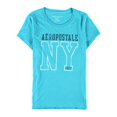 thumbnail image 1 of Camiseta gráfica Aeropostale para mujer Weathered NY verde pequeña, 1 of 2