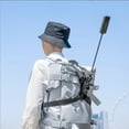 thumbnail image 2 of For ONE X2/ R Third-Person Backpack Mount Accessories Backpack Mount Frame Action Camera Accessories,1 x Backpack Mount Accessories,Black, 2 of 6