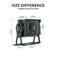 thumbnail image 3 of Car Rear View Camera For Truck Parking 7" HD Monitor Trailer 9-36V LED Waterproof Camera With Screen Easy Installation ,Effortless Control, 3 of 7