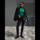 thumbnail image 5 of Camiseta de Larga para Mujer, Ropa Interior Térmica Básica de Moda para Otoño e Invierno. Verde L, 5 of 8