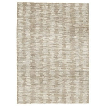 Signature Design by Ashley Contemporary Abanlane 5' x 7' Rug  Brown/Cream