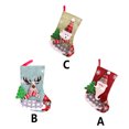 thumbnail image 3 of Billuyoard Calcetín de Navidad árbol de Navidad almacenamiento regalos bolsa hogar comedor Oficina Hotel colgante boda Festival decoración adornos Kits de decoración para fiestas Tipo 2 Billuyoard HA069731-02, 3 of 6