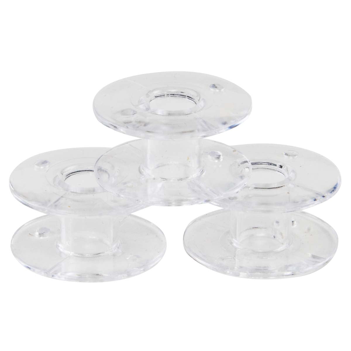 (6 pack) SINGER BOBBINS CLASS 15J CLEAR 3CT