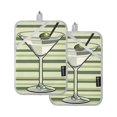 thumbnail image 7 of Yayeee Pot Holders Kitchen Heat Resistant with Pocket 7"x9.8" Cotton Oven Cooking Hot Pads, Martini Glass, 7 of 7