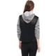 thumbnail image 5 of Día de San Patricio Chaqueta Vaquera Con Capucha Y Cordones En Capas Para Mujer Con Bolsillos Negro XS, 5 of 5