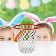 thumbnail image 6 of Basketball Sports Bucket with Handle Easter Party Decoration Easter Eggs Hunting, Easter Event, Carry Storage Eggs Candy and Gifts Basket Party Favor Supplies for Kids Toddlers Boy & Girls 7x8 inches, 6 of 7