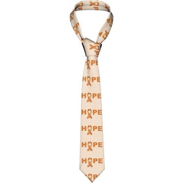 Multiple Sclerosis Awareness March Month Ties for Men Business Neck Ties Fashion Neckwear Novelty Casual Neckties Festival Outfits Accessory