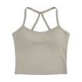 thumbnail image 4 of WAYUTE Women's Tank Tops Solid Color Sleeveless Soft Yoga Tank Camisole for Gym Running Workout Comfort Gym Cropped Top Casual Outdoor, 4 of 6