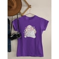 thumbnail image 3 of Manga Girl Reading Book T-Shirt Women -Image by Shutterstock, Female Large, 3 of 4