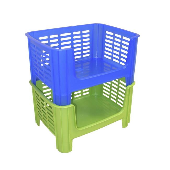 walmart stackable bins your zone