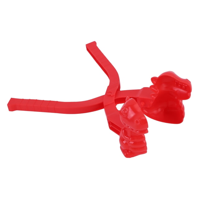 Kuymtek Molde Arena para Nieve Con Clip para Bolas Nieve Dinosaurio Con (rojo)