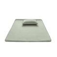 thumbnail image 2 of Esterilla refrescante de seda helada – Sábana lavable de verano, funda de colchón suave y transpirable para camas dobles o individuales, plegable y lavable a máquina., 2 of 6