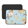 thumbnail image 3 of Bingfone Cute Gnome Bee Collects Honey Laptop Sleeve Case 13 Inch, 360° Protective Computer Carrying Bag, 3 of 9