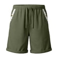 thumbnail image 4 of Cutuoiiu Women's High Waist Bermuda Shorts Solid Color Cotton Lace Trim Side Seam Drawstring Waist Casual Pocket Shorts Loose Fit Plus Size Beach Shorts for Everyday Casual Activities, 4 of 6