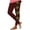 Wine, variant on Tnhcen St Patrick's Day Clover Print Yoga Pants for Women - Soft Leggings with Tummy Control Comfortable Casual Workout Leggings