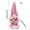 A-Pink, variant on Valentine Decor Gnome Figurines Pink White Striped Hat Holding LOVE Heart Soft Cloth Felt Valentine's Day Decorations for Home