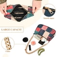 thumbnail image 2 of FORMRS Womens Shoulder Bag with Chain Strap Clutch Purse Cute Tote Handbag, Red Teal Plaid, 2 of 7
