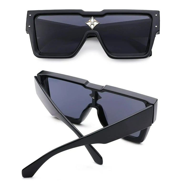 Oversized Thick Frame Square Sunglasses Retro Mens Women Hip Hop Shades  Glasses