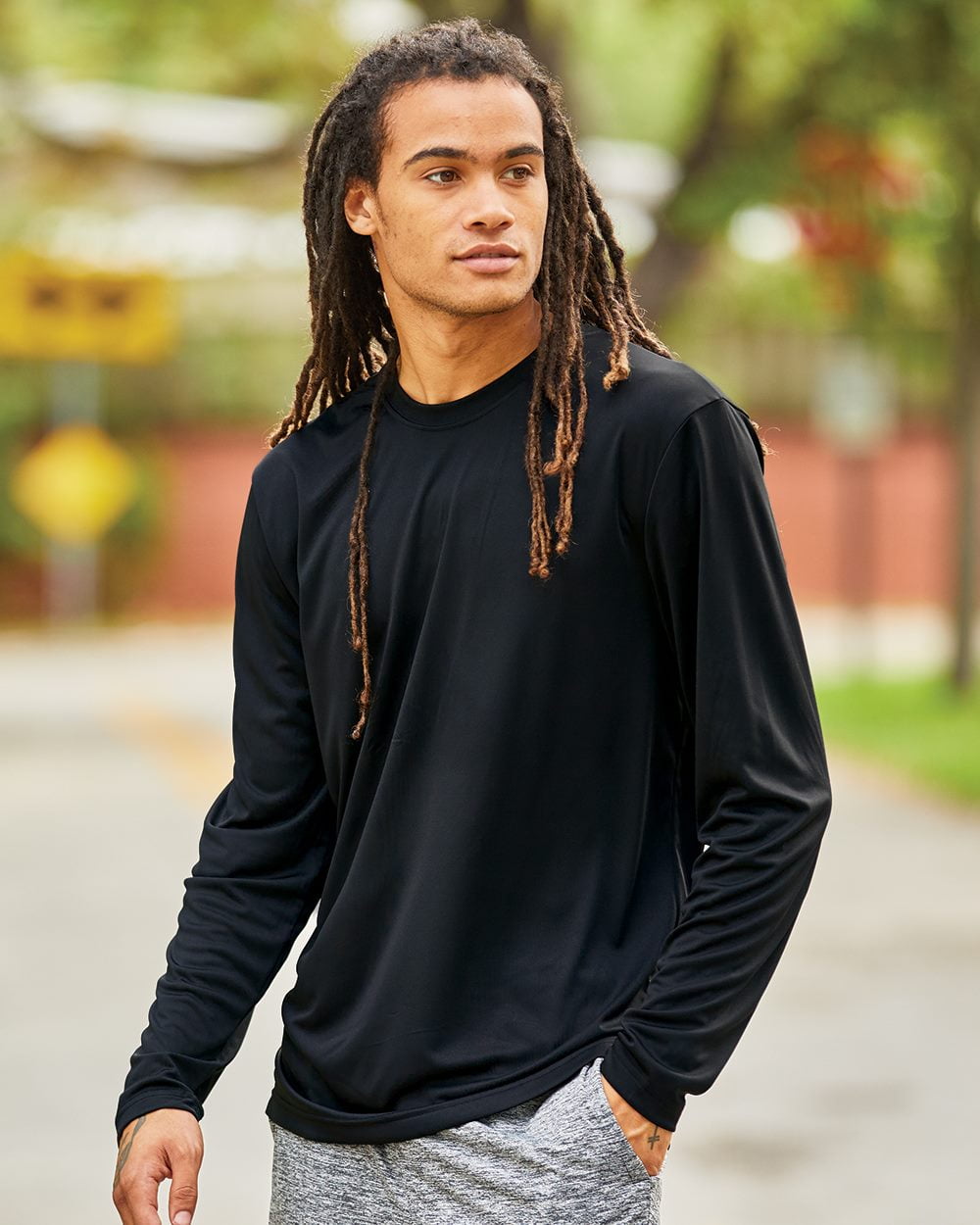 hanes cool dri long sleeve walmart