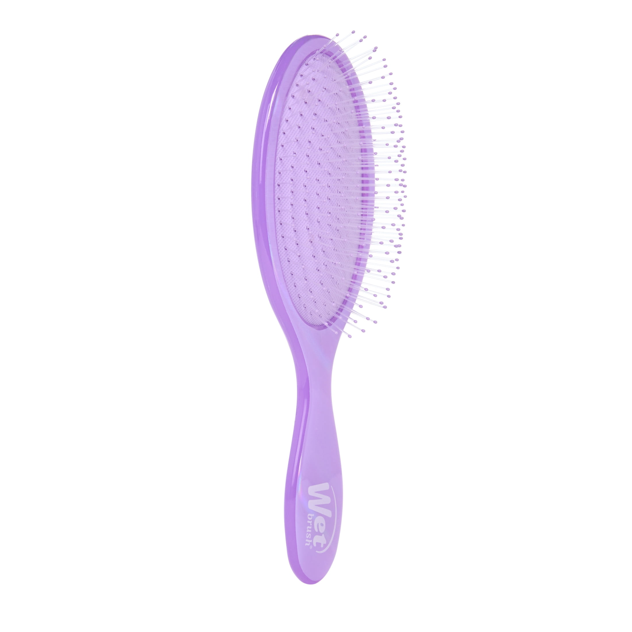 Wet Brush Original Detangler Hair Brush, For Wet or Dry Hair, Prismatic Glow Holographic Purple