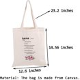 thumbnail image 4 of PWHAOO Lyrics Quote Tote Bag Musical Tote Bag Singer Fans Canvas Bag Music Fun Gift, 4 of 6