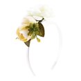 thumbnail image 2 of Corona nuial Cabeza Corona Woodnd Diadema Corona floral nuial Banda para el cabello rosa Zulema Diadema de flores hecha a mano, 2 of 5