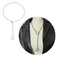 thumbnail image 2 of Love Heart Pendant Necklace Women Fashion Punk Clavicle Chain Temperament Neck Jewelry Hiphop Choker Chain Necklaces, 2 of 14