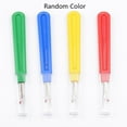 thumbnail image 2 of Transemion Craft Thread Slicer Wear-resistant Stitch Unpicker Eyelet Design Seam Ripper Lightweight Stable Removed Sewing Tool Random Color 1Set, 2 of 6