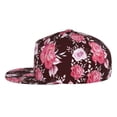 thumbnail image 3 of Haiem Rose Flowers Classic Snapback Cap Flat Bill Hat Baseball Cap Adjustable Size Cotton Dad Hat, 3 of 9
