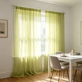 thumbnail image 6 of Dmlowu Sheer Curtains 78 inch Long, Semi-Sheer Lightweight Breathable Pleated Curtains, Blackout Curtains for Living Room Bedroom Home Boho Decor, 6 of 6