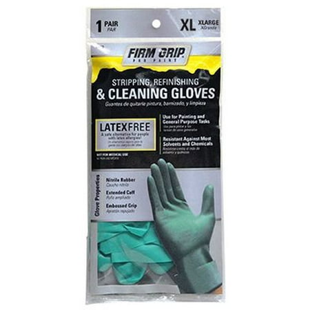 Big Time Products 13214-26 Gloves for Stripping, Refinishing & Cleaning, Nitrile Rubber, XL
