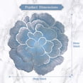 thumbnail image 2 of Evlmd Placemats Set of 4， Round Rose Flowers Placemats，15" Heat Resistant Non-Slip Table Mats for Dining, Wedding, Party, Kitchen Decoration, 2 of 6