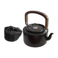 thumbnail image 3 of harper Camping Kettle with Handle Multipurpose Fast Heating Lightweight 1.2L Tea Coffee black, 3 of 10
