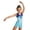 Jumpsuits 12#Blue, variant on WAYUTE Girls Romper U Neck Sleeveless Stretchy Fit Tie Dye Shiny Seamless Athletic Dance Leotard for Toddler Kids Summer Outfits
