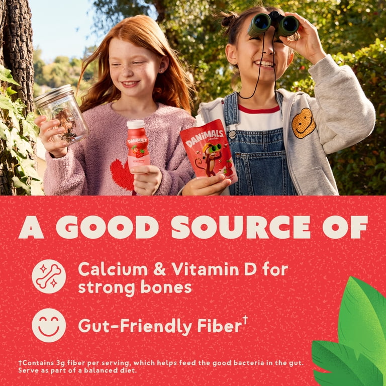 Danimals Multi-Pack Strawberry and Strawberry Banana Dairy