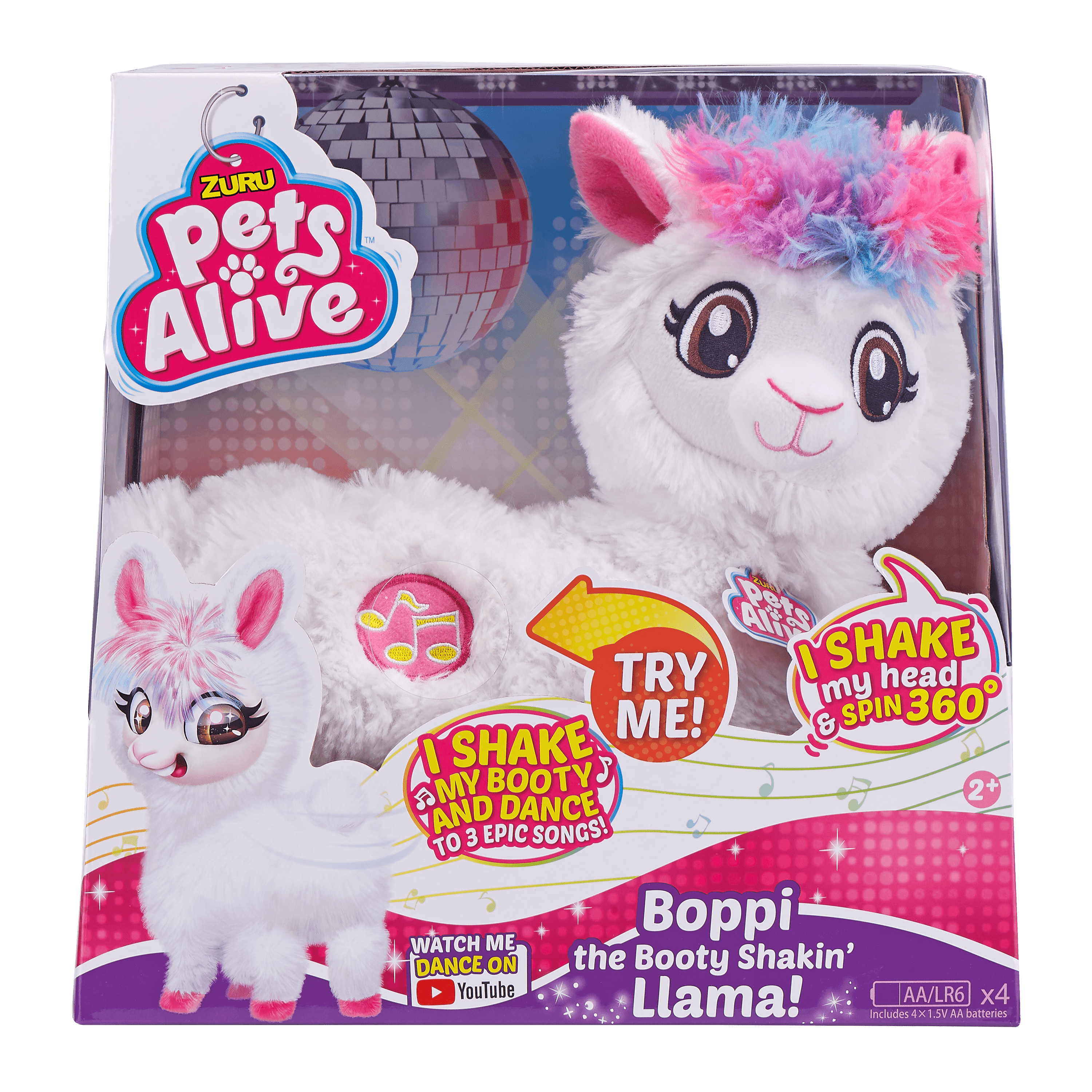 New In Box. Zuru Pets Alive Boppi the Booty Shakin Llama Fun Toy For Kids