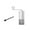 White, variant on Comfortable Hand Crank Coffee Grinder Rust Resistant Burrs for Various Brewing