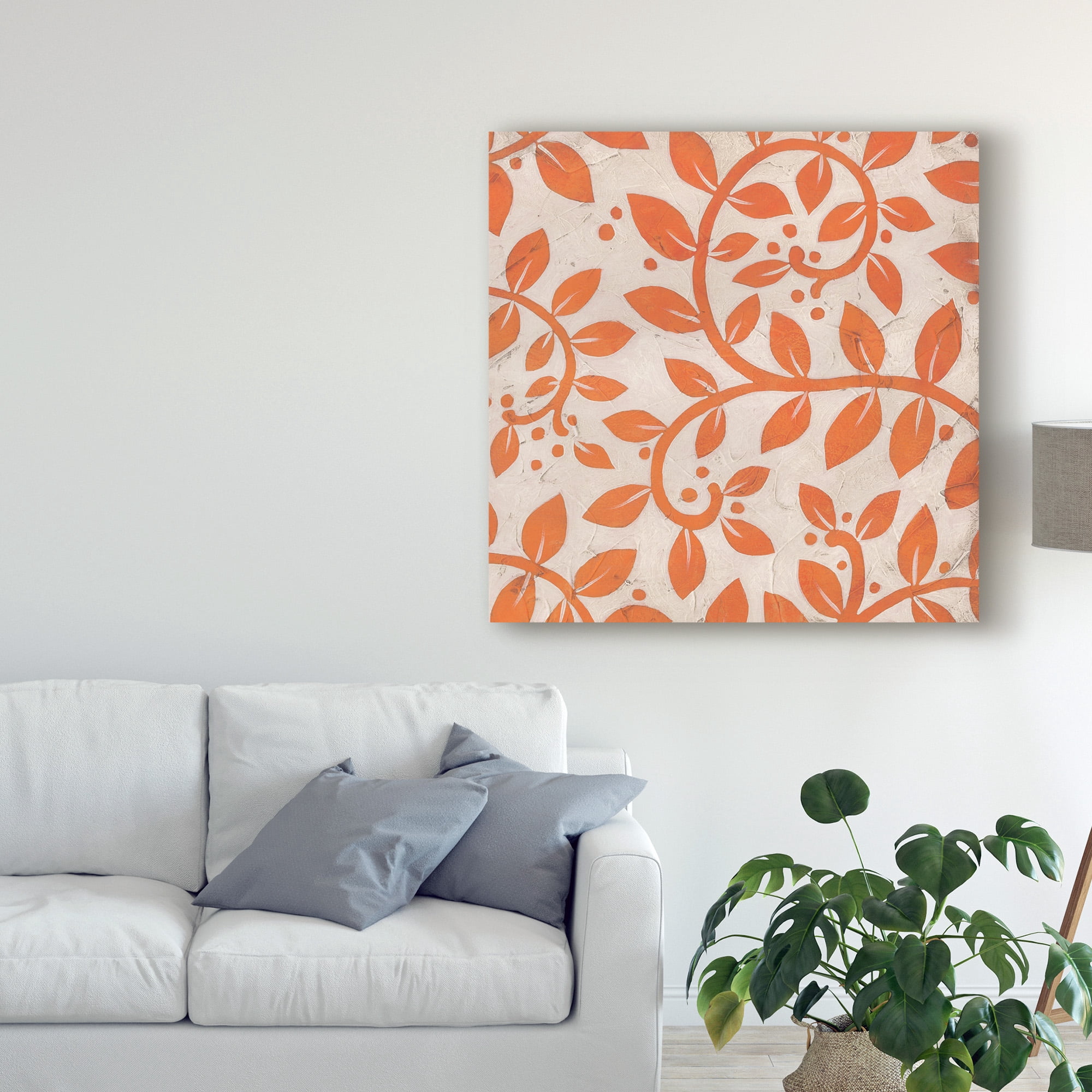 Trademark Fine Art 'Vivid Vines II' Canvas Art by June Erica Vess