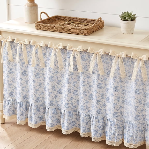 Threns Handmade Oven Skirts, 30 x 22 in Oven Curtain for Farmhouse Kitchen Decor, Decorative Cabinet Dish Washer Oven Curtains, Heat-Resistant, Elevate Style