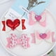 thumbnail image 5 of Minnieouse Pinza para el pelo con lazo para niñas, horquillas de doble capa, pinza para el pelo, accesorios de decoración, tocados, favores del Lazo de rejilla rosa 10piezas, 5 of 6