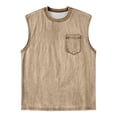 thumbnail image 5 of Workout Tank Tops for Men Summer Crewneck Loose Fit Sleeveless Muscle Shirts Vintage Washed Tshirts, 5 of 5