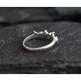thumbnail image 5 of Emerald Band, Natural Emerald, Half Eternity Band Zigzag Band, Stackable Ring, 5 of 5