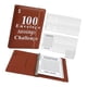 thumbnail image 5 of Carpeta de desafíos con 100 sobres, libro de desafíos de ahorro, planificador de ahorro de dinero, carpeta de presupuesto con sobres en efectivo con Marrón, 5 of 8
