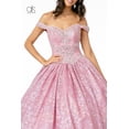 thumbnail image 2 of Women's Elizabeth K Jeweled Off the Shoulder Ball Gown Gl1821 Royal Blue Size L, 2 of 5