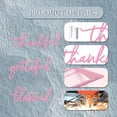 thumbnail image 4 of ESTART 3PCS Thankful Grateful Blessed Metal Wall Decor Pink Letters Wall Art for Bathroom Bedroom Home Decor, 4 of 10