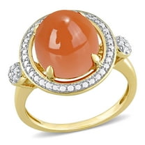 Everly Women's Moonstone 14k Yellow Gold Ring